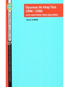 Elyazması Bir Kitap Türü - CÖNK/CÖNG