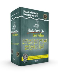 İmtiyaz İdari Hakimlik Ders Notları Seti