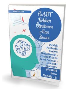 KPSS ÖABT Rehber Öğretmenliği Alan Sınavı Mesleki Rehberlik Kariyer Danışmanlığı - Meslek Etiği ve Yasal Konular - İstatistiki Yöntemler