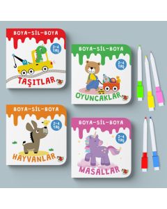 Boya-Sil-Boya - 4 Kitap Takım
