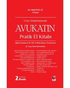 Ceza Yargılamasında Avukatın Pratik El Kitabı (Ciltli)