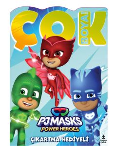 Pjmasks Çok Boya! - Çıkartmalı Dev Boyama Kitabı