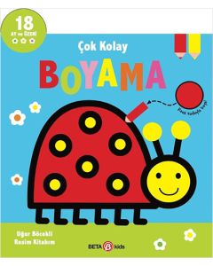 Çok Kolay Boyama - Uğur Böcekli Resim Kitabım