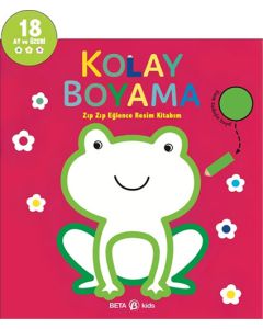 Kolay Boyama - Zıp Zıp Eğlence Resim Kitabım
