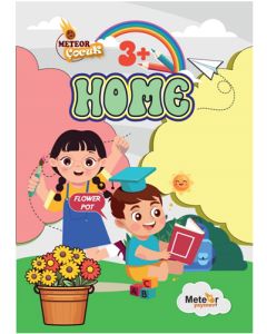 Homes (Ev Bölümleri) Türkçe - İngilizce Boyama Kitabı