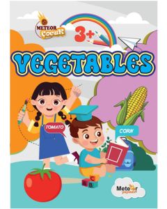 Vegetables (Sebzeler) Türkçe - İngilizce Boyama Kitabı