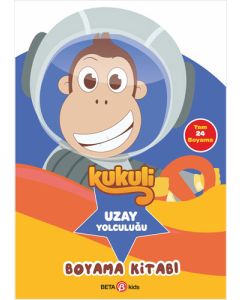 Kukuli - Uzay Yolculuğu Boyama Kitabı