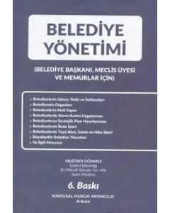 Belediye Yönetimi (Ciltli)