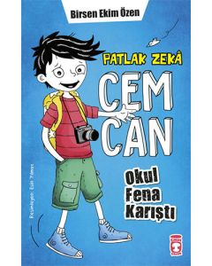 Patlak Zekâ Cemcan - Okul Fena Karıştı (Fleksi Cilt)