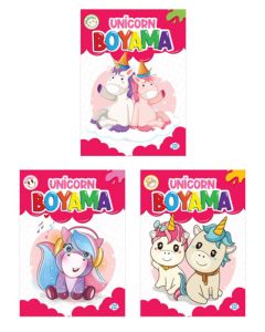 Unicorn Boyama Seti - 3 Kitap Takım