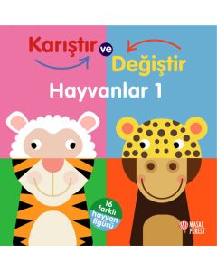 Karıştır ve Değiştir Hayvanlar 1 (Ciltli)