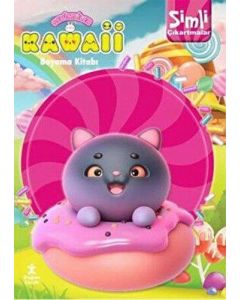 Sevimliler - Kawaii Simli Çıkartmalı Boyama Kitabı