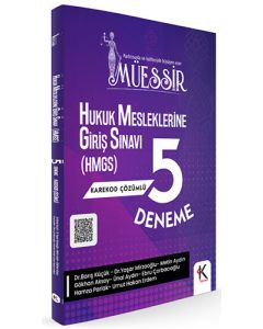Müessir Hukuk Mesleklerine Giriş Sınavı (HMGS) 5 Deneme Karekod Çözümlü