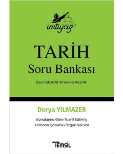 İmtiyaz Tarih Soru Bankası Kaymakamlık Sınavına Hazırlık