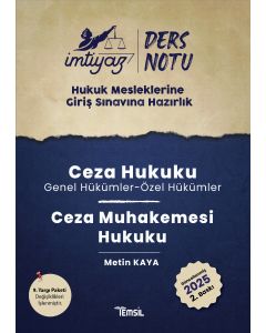 İmtiyaz HMGS Ceza Hukuku & Ceza Muhakemesi Hukuku