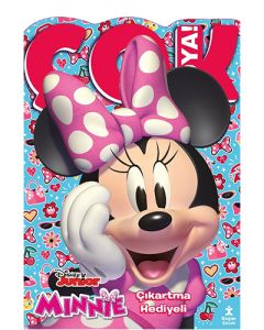 Disney Minnie Çok Boya Çıkartmalı Dev Boyama Kitabı