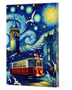Van Gogh 1 Galata  - Çizgili Defter