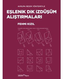 Avrupa Resim Yöntemiyle Eşlenik Dik İzdüşüm Alıştırmaları