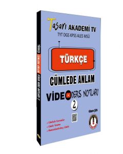 Türkçe Cümlede Anlam Video Ders Notları 2