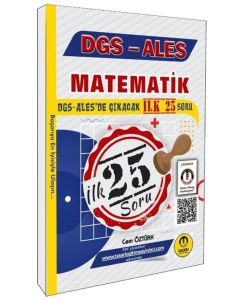 DGS ALES Matematik İlk 25 Çıkacak Soru Çözümlü