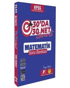 KPSS Matematik 30'da 30 Net Garanti Soru Bankası 