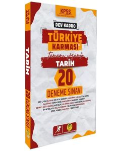 KPSS Tarih Dev Kadro Türkiye Karması 20 Deneme Çözümlü