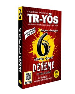 TR-YÖS 6 Türkiye Geneli Deneme