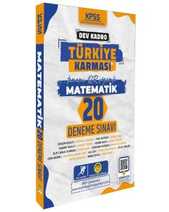KPSS Matematik Dev Kadro Türkiye Karması 20 Deneme Çözümlü