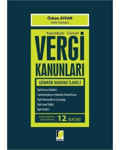 Kaynakçalı - Güncel Vergi Kanunları