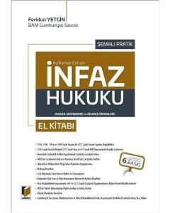  İnfaz Hukuku El Kitabı (Ciltli)