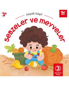 Hareketli Kitap 3d Küçük Kaşif Sebzeler Ve Meyveler