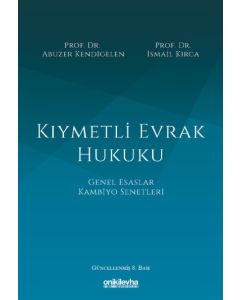 Kıymetli Evrak Hukuku (Ciltli)