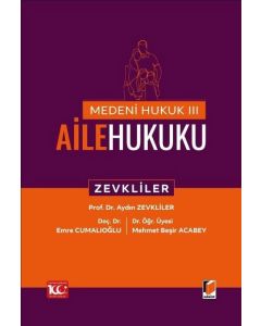 Medeni Hukuk – 3 Aile Hukuku