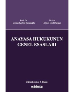 Anayasa Hukukunun Genel Esasları (Ciltli)