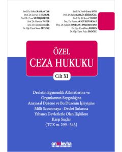 Özel Ceza Hukuku Cilt XI (Ciltli)