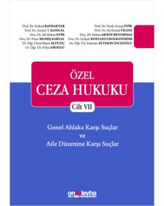 Özel Ceza Hukuku - Cilt 7 (Ciltli)