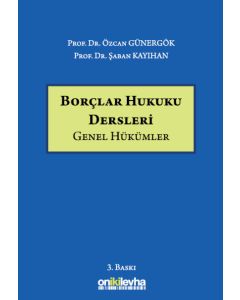 Borçlar Hukuku Dersleri (Genel Hükümler) (Ciltli)
