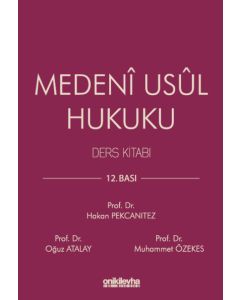 Medeni Usul Hukuku Ders Kitabı (Ciltli)