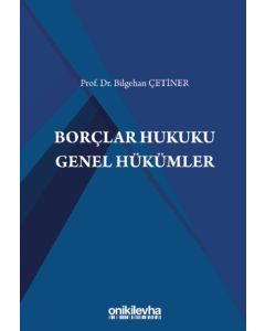 Borçlar Hukuku Genel Hükümler (Ciltli)