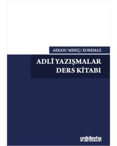Adli Yazışmalar Ders Kitabı