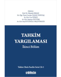 Tahkim Yargılaması İkinci Bölüm (Ciltli)