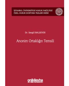 Anonim Ortaklığın Temsili (Ciltli)