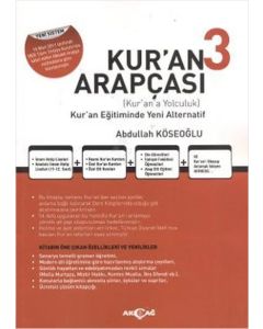Kur'an Arapçası 3 (Kitap + Çözüm Kitabı)