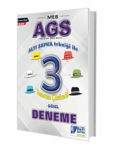MEB-AGS Altışapka Tekniği ile 3 Tamamı Çözümlü Deneme