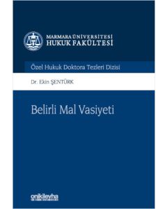 Belirli Mal Vasiyeti (Ciltli)