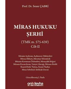 Miras Hukuku Şerhi (Ciltli)