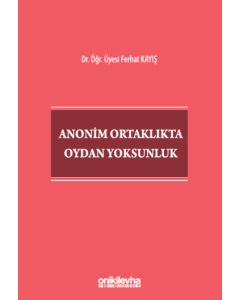 Anonim Ortaklıkta Oydan Yoksunluk (Ciltli)
