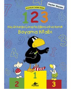 Afacanlar Takımı - 1 2 3 Küçük Karga Çorap'la Eğlenceli ve Komik Boyama Kitabı