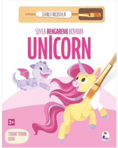 Suyla Rengarenk Boyama - Unicorn