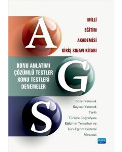 AGS - Milli Eğitim Akademisi Giriş Sınavı Kitabı 